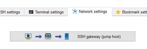 ssh gateway config